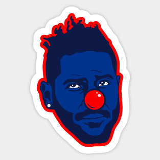 Brown Clown Sticker